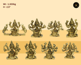 Ashta Lakshmi Idol Set – Eight Forms of Goddess Lakshmi for Complete Wealth & Prosperity