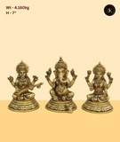 Auspicious Ganesh Lakshmi Frame Idol