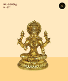 Brass Laxmi Idol
