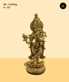 Krishna with Peacock Large