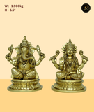 Classic Ganesh Lakshmi Saraswati Murti