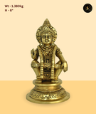 Traditional Ayyappa Swamy Idol – Kerala Style Sacred Hindu God Statue