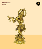 Handcrafted Premium Large Krishna Idol