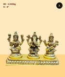 Holy Ganesh Lakshmi Saraswati Murti