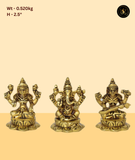 Revered Ganesh Lakshmi Saraswati Idol