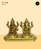 Classic Ganesh Lakshmi Saraswati Statue
