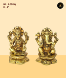 Serene Ganesh Lakshmi Idol