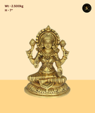 Heavy Brass Laxmi Frame Idol