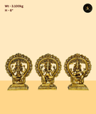 Ornate Ganesh Lakshmi Statue