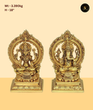 Sacred Ganesh Lakshmi Set Idol