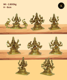 Premium Ashta Lakshmi Murti Set – Sacred Eight Goddess Statue Collection