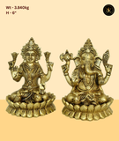 Classic Ganesh Lakshmi Saraswati Idol