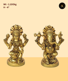 Blessed Ganesh Lakshmi Idol