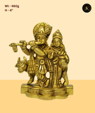 Radha Krishna with Cow Small