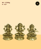 Classic Ganesh Lakshmi Statue