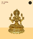Brass Laxmi Idol