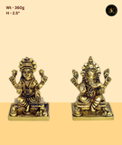 Holy Ganesh Lakshmi Saraswati Frame Idol